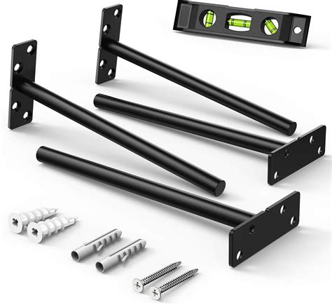 shelvong metal strips brackets|Amazon.com: Metal Shelf Brackets.